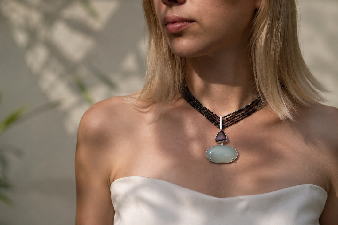 "Artistic jewellery in Poznań by JYOCO Jewellery – handcrafted necklace..."